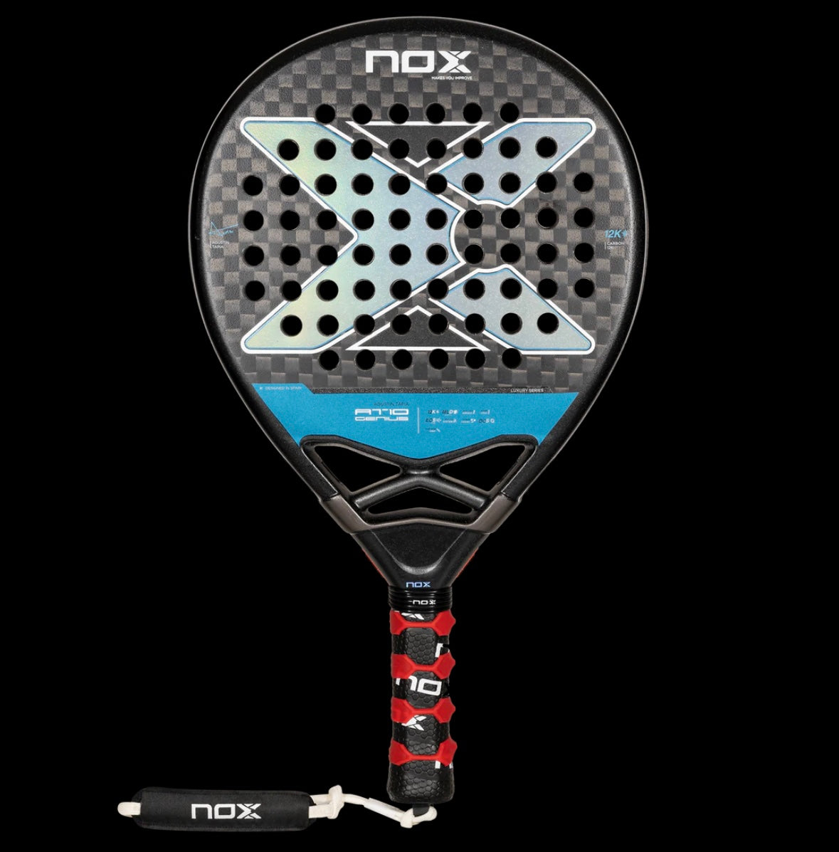 Nox AT10 GENIUS 12K racket by Agustín Tapia 2024