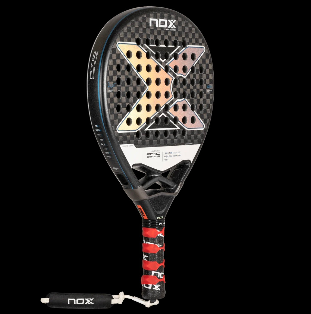 Nox AT10 GENIUS 12K racket by Agustín Tapia 2024